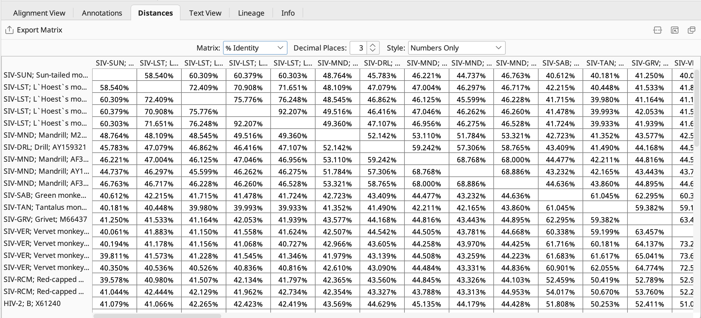Geneious Prime_マルチプルアライメント_CSV形式エクスポート